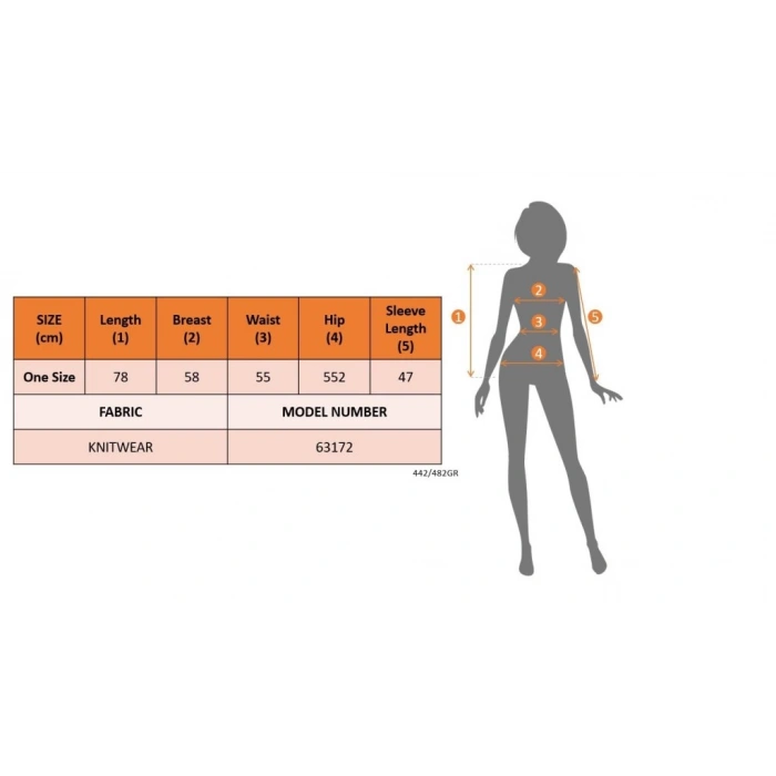 Kadın Uzun Kollu önü Açık Triko Hırka