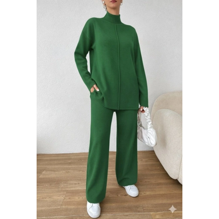 Kadın Uzun Kollu Triko Ikili Takım