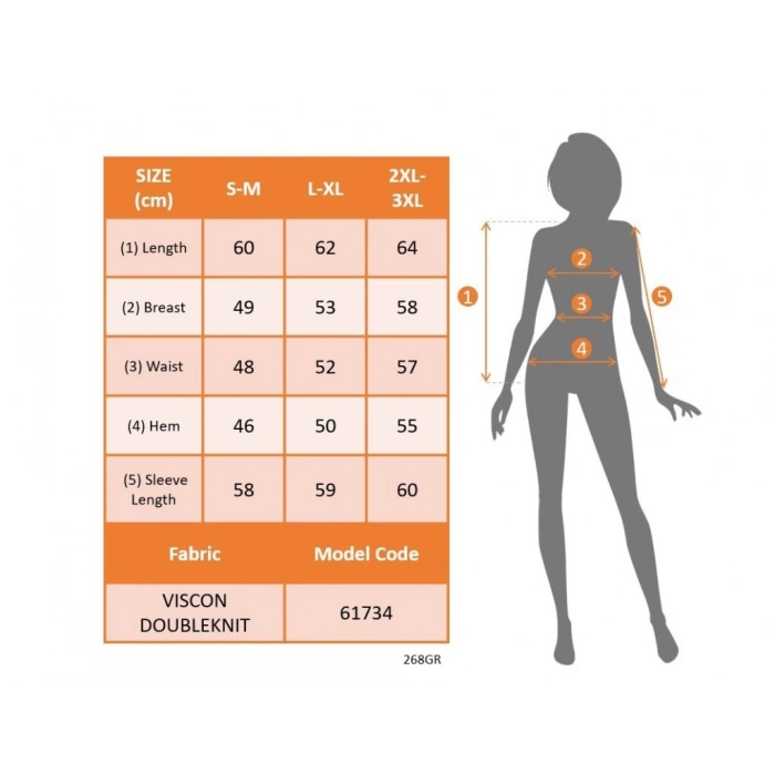 Kadın Uzun Kollu V Yakalı Içi Süprem Desenli Dışı Viskon Bluz