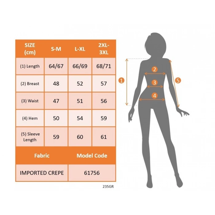 Kadın Uzun Kollu V Yakalı Pul Payet Işlemeli Ithal Krep Bluz