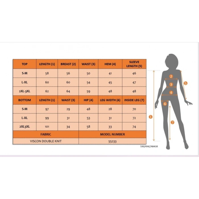 Kadın Uzun Kollu V Yakalı Viskon Iki Iplik Bluz Ve Pantolon Ikili Takım