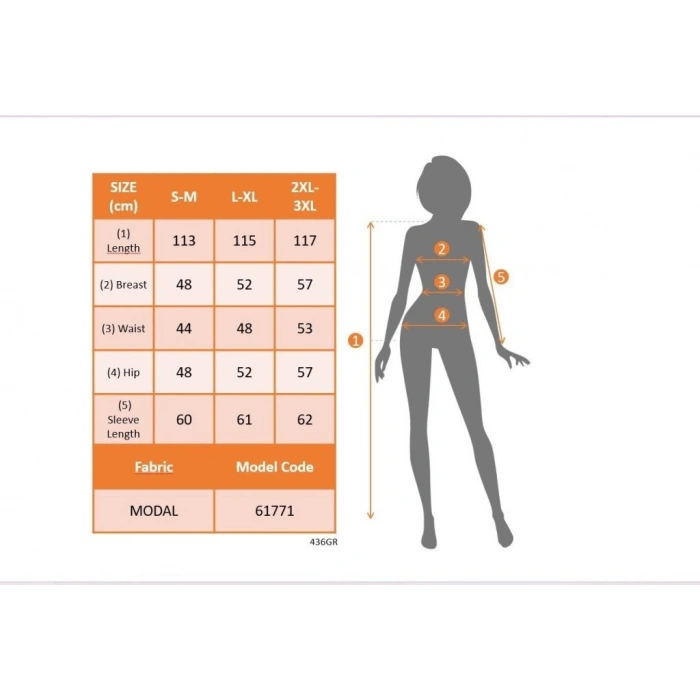 Kadın Uzun Kollu Yakalı Yandan Yırtmaçlı Midi Modal Elbise