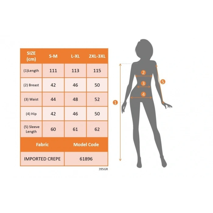 Kadın Uzun Kollu Yandan Düğmeli Kruvaze Yaka Detaylı Midi Ithal Krep Elbise