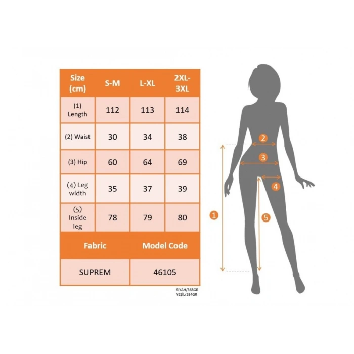 Kadın Yüksek Bel Büzgülü Etnik Desen Baskılı Süprem Pantolon