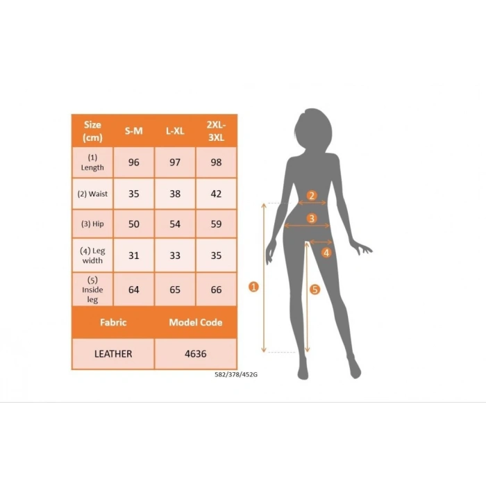 Kadın Yüksek Bel Cepli Deri Pantolon