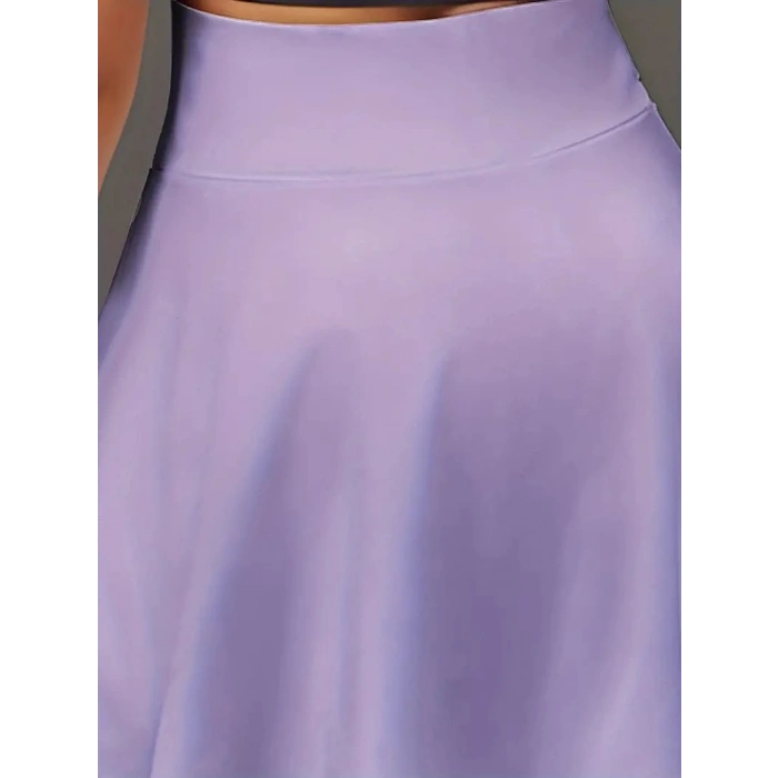 Kadın Yüksek Bel Cepli Sandy Short Etek