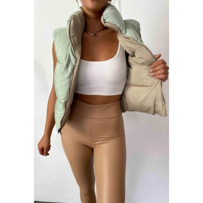 Kadın Yüksek Bel Içi şardonlu Fırsat ürün Toparlayıcı Tayt