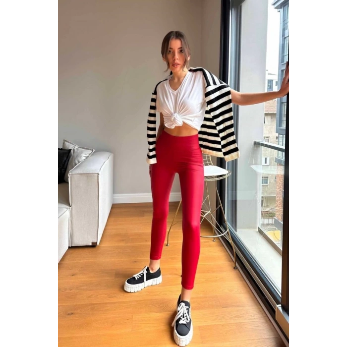 Kadın Yüksek Bel Içi şardonlu Fırsat ürün Toparlayıcı Tayt