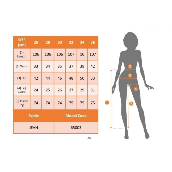 Kadın Yüksek Bel Paçaya Doğru Geniş Kesimli Kot Pantolon