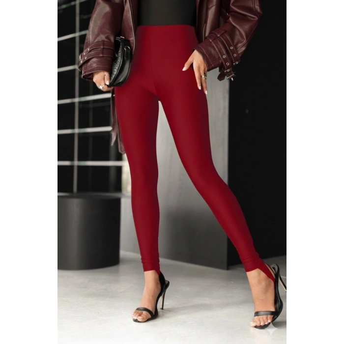 Kadın Yüksek Bel Topuk Altından Geçmeli Dalgıç Tayt