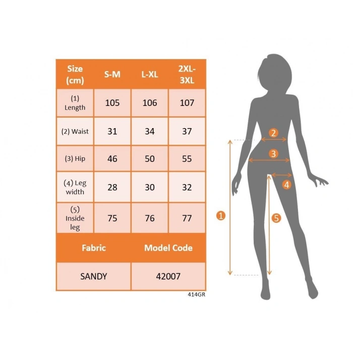 Kadın Yüksek Bel Yanları Volanlı Cepli Sandy Pantolon