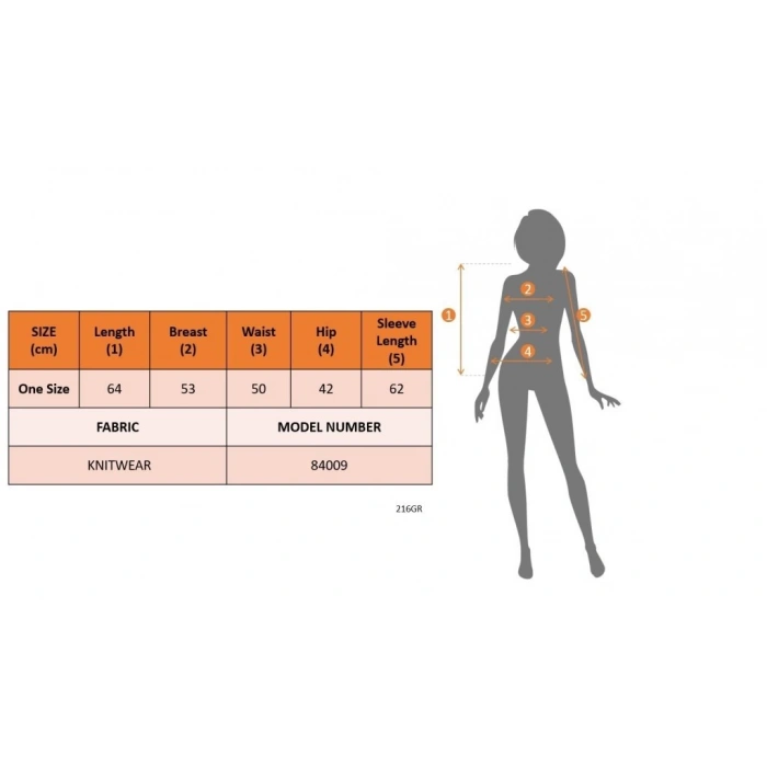 Kasın Uzun Kollu önü Düğmeli Kısa Hırka