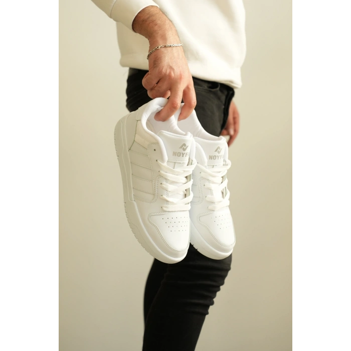 KB-013 Kuback Beyaz Cilt Günlük Erkek Ayakkabı