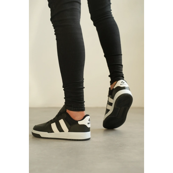 KB-013 Kuback Siyah Beyaz Günlük Erkek Ayakkabı