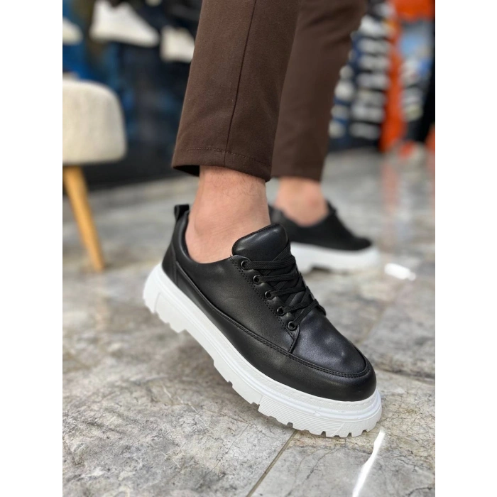 KB-702 Kuback Siyah Cilt Günlük Erkek Ayakkabı