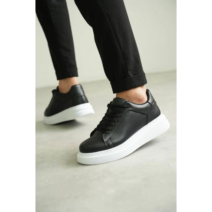 KB-B2 Kuback Siyah Cilt Günlük Erkek Ayakkabı