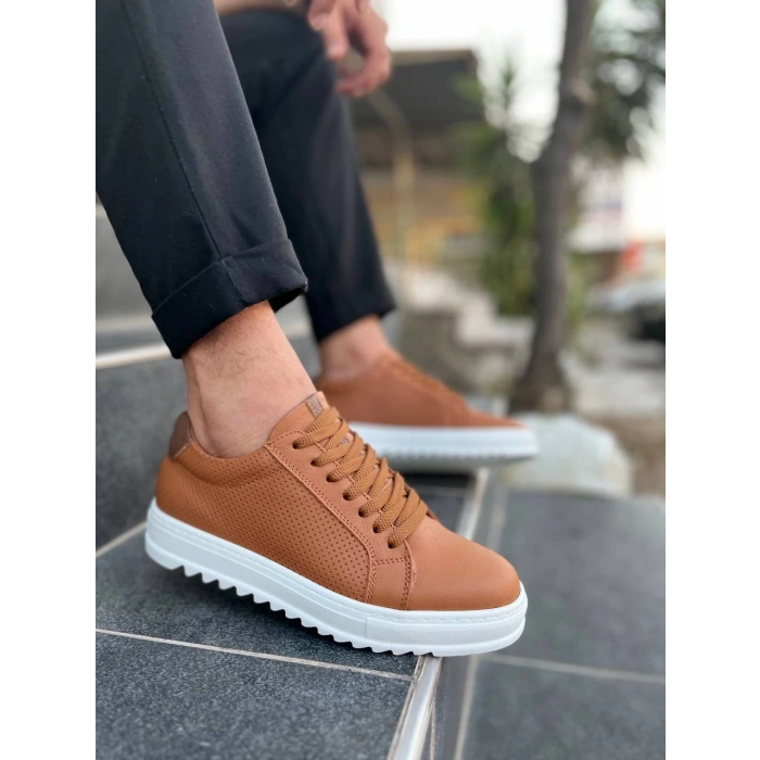 KB-DX2 Kuback Taba Deri Günlük Erkek Ayakkabı