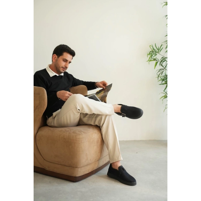 KB-KX1 Kuback Lacivert Kürklü Günlük Erkek Ayakkabı