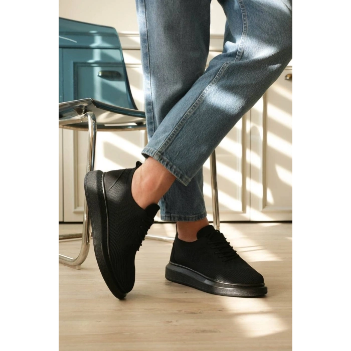 KB-M101 Kuback Kömür Triko Bağcıklı Günlük Erkek Ayakkabı