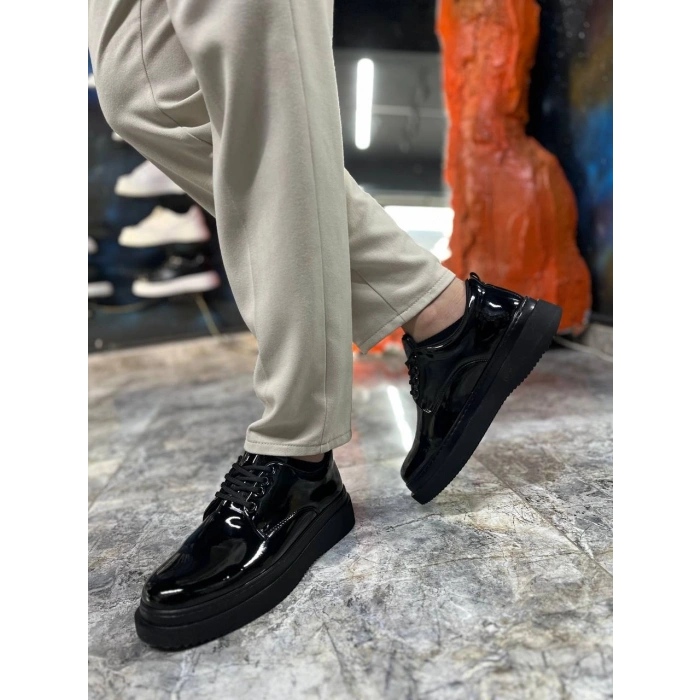 KB-X16 Kuback Kömür Rugan Günlük Erkek Ayakkabı