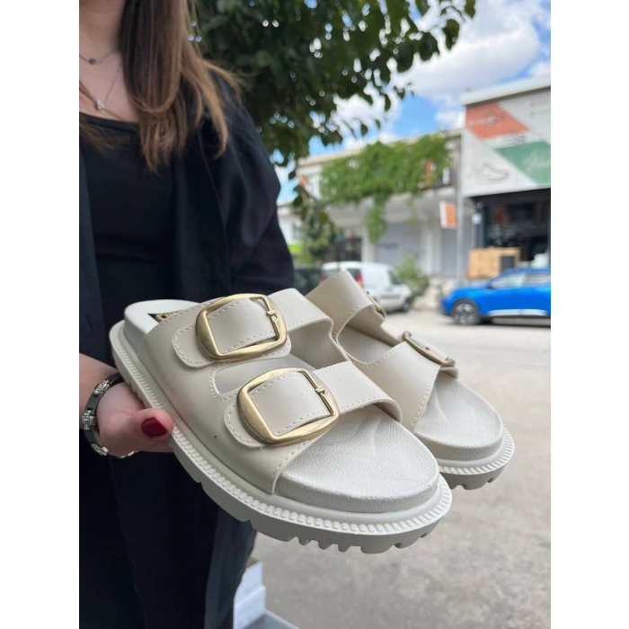 KBTX-1 Kuback Bej Günlük Kadın Terlik