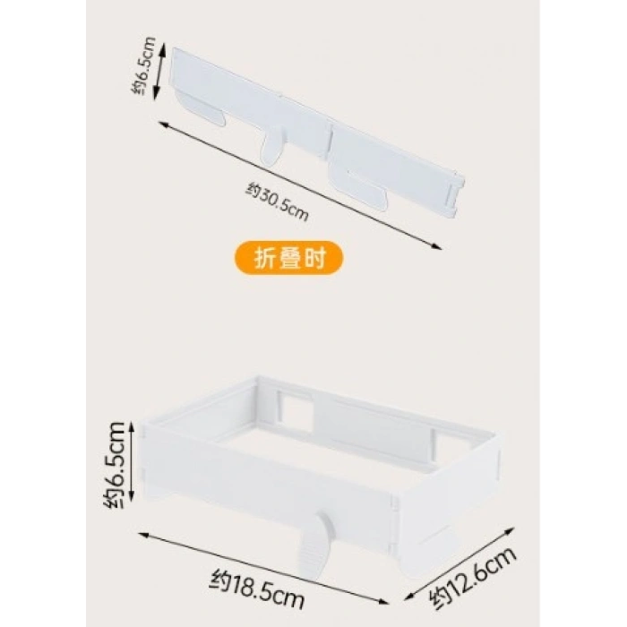 Kendinden Yapışkanlı Katlanabilir Çöp Poşeti Tutucu Aparat (4940)