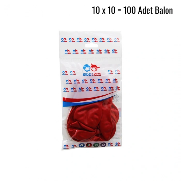 KIRMIZI 100PCS BALON G-90A (4940)