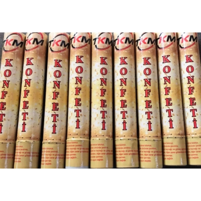 KONFETİ KARNAVAL METALİK RENKLİ 30CM (4940)