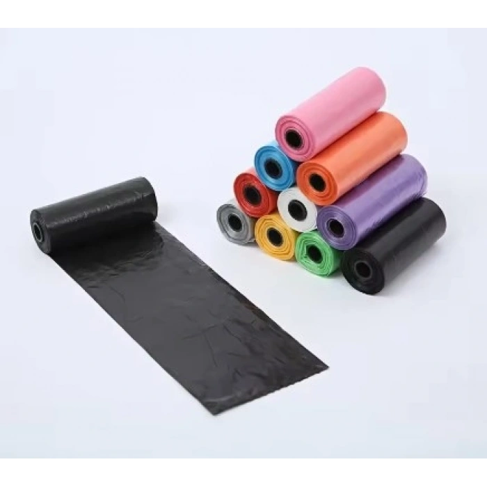 Köpek Dışkı Poşeti 4lü Düz Renk Set (4940)