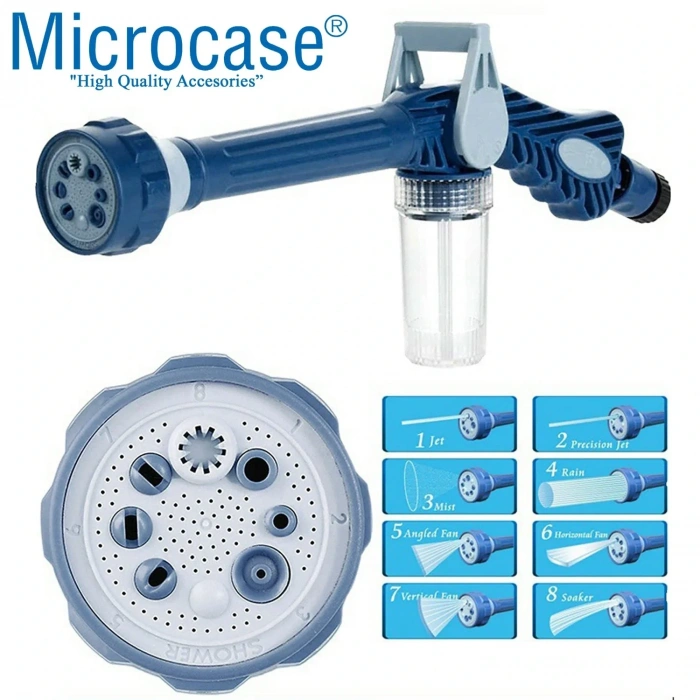 Köpüklü Oto Araba Araç Yıkama Aparatı Basınçlı Su Tabancası (4940)