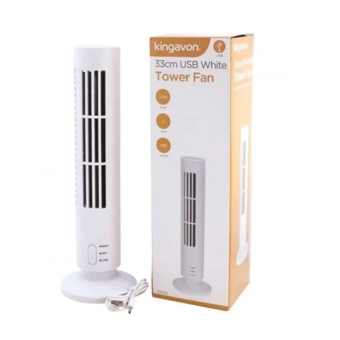 Kule Tipi USB Elektrik Fan Yapraksız Klima Fanı (4940)