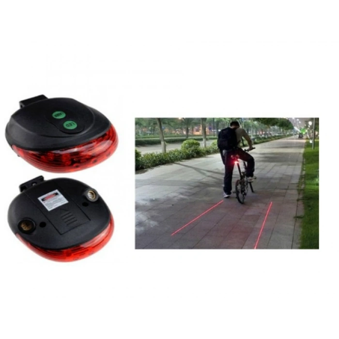 Lazer Güvenlik Şeritli Bisiklet Stop Lambası (4940)
