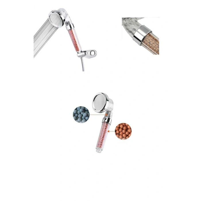 Led Işıklı Su Tasarruflu Banyo Duş Başlığı (4940)