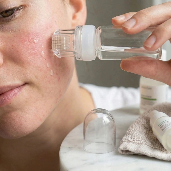 Mikro İğne 64’lü Cilt Bakım Serumu – Yüz ve Boyun için Anti-Aging, Gözenek Sıkılaştırıcı Serum (4940)