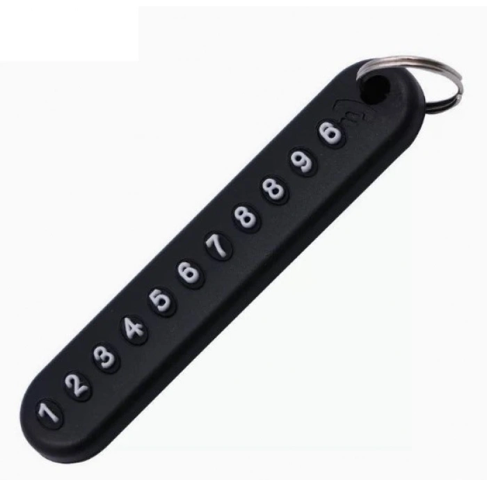 Mini Anahtarlık, Çanta, Araba İçin Çok Amaçlı Numaratör (4940)