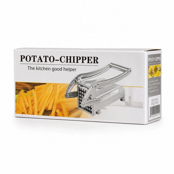 PATATO-CHIPPER MANUEL PATATES - SEBZE DİLİMLEME MAKİNESİ KOMPLE METAL ÜSTTEN KOLLU (4940)