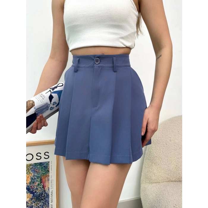 Pileli atlas mini etek s24820