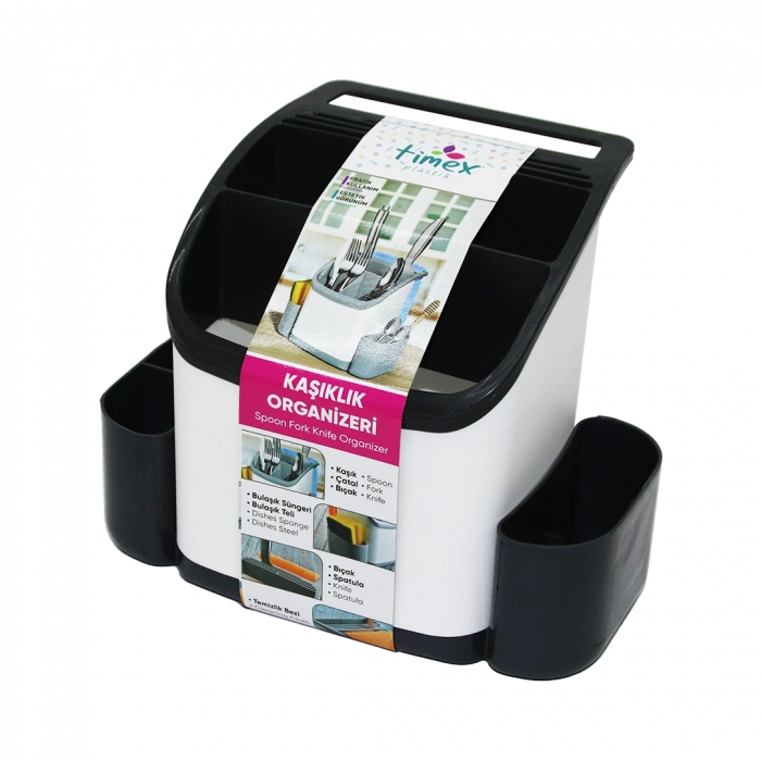 PLASTİK KAŞIKLIK ORGANİZER TEZGAH ÜSTÜ (4940)