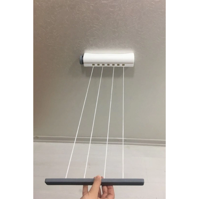 Pratik Portatif Yeni Nesil Çek As  Kolay Askılık 4 İpli Askılık (4940)