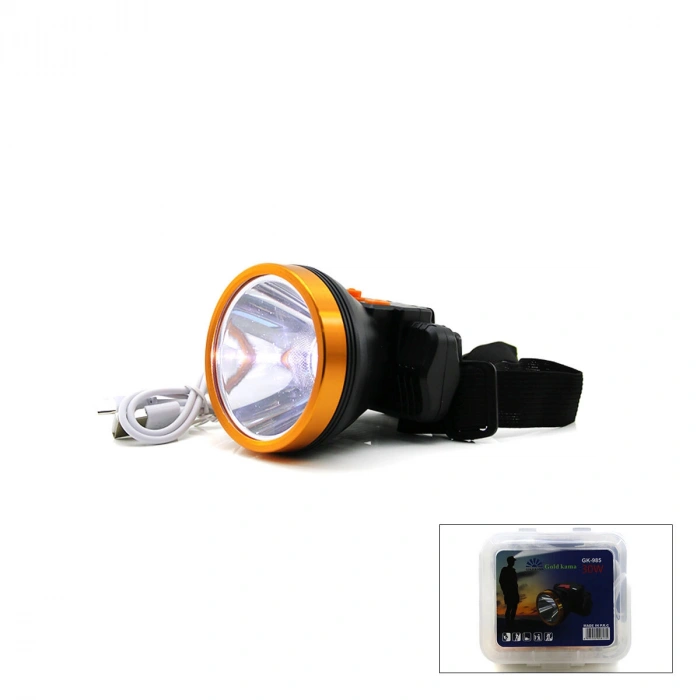 ŞARJLI 30W KAFA LAMBASI FENER USB - TYPE-C KADEME IŞIKLI (4940)