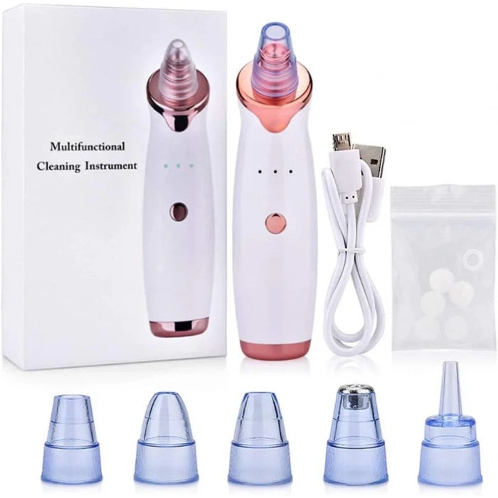 Şarjlı Siyah Nokta Temizleme Cihazı 5 Başlıklı (4940)