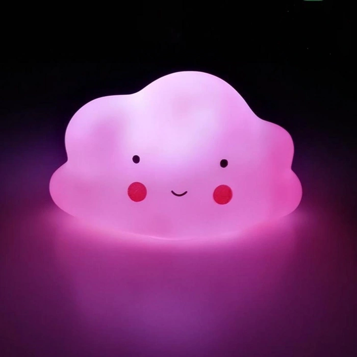 Sevimli Bulut Şeklinde Led Dekoratif Gece Lambası Aydınlatması (4940)