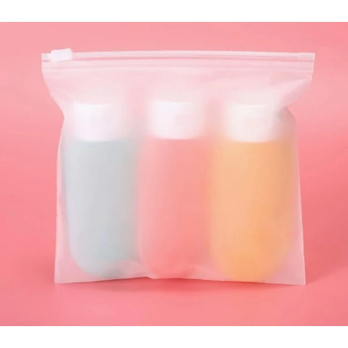 Seyahat Tipi Doldurulabilir Krem Şampuan Kutusu 3 lü Set (4940)