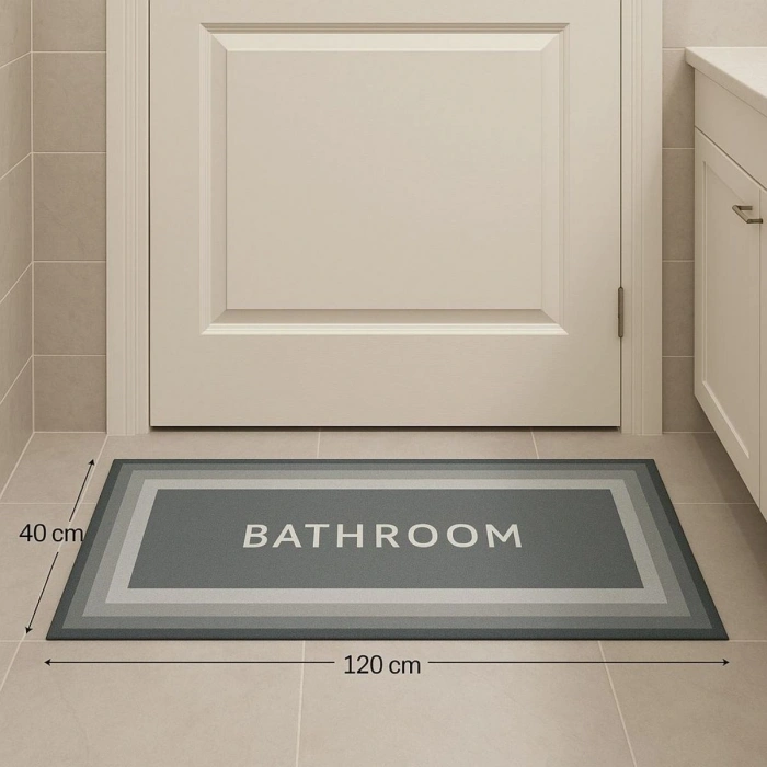 Sihirli Süper Su Emici Kaymaz Tabanlı Uzun Paspas 40*120 cm (4940)