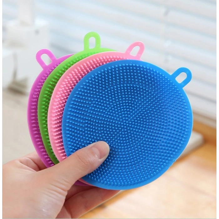 Silikon Bulaşık Yıkama Fırçası Tükenmeyen (2 Adet) (4940)