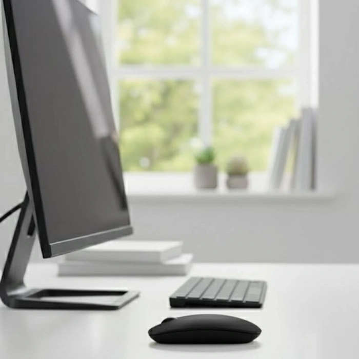 Siyah Renkli Ergonomik Sessiz Kablosuz Mouse – USB Alıcılı, Ofis ve Oyun İçin Konforlu Bilgisayar Faresi MS6310 (4940)