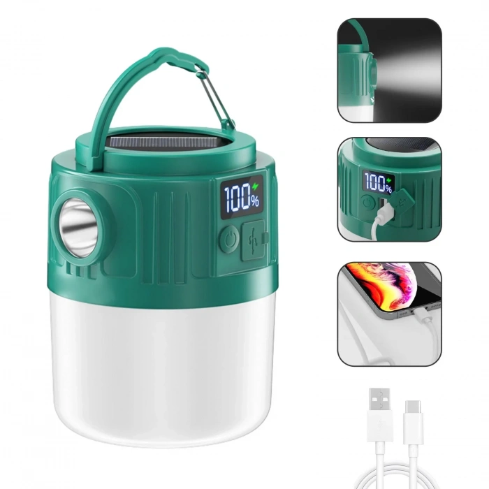 Solar Led Kamp Lambası (4940)