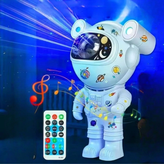 Stickerlı ,Kumandalı ASTRONOT Model Gece Lambası (4940)