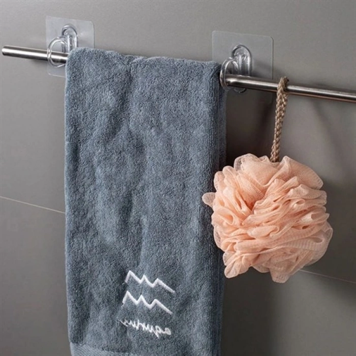 Süper Yapışkanlı Çok Amaçlı Cember Askı 2 Adet (4940)