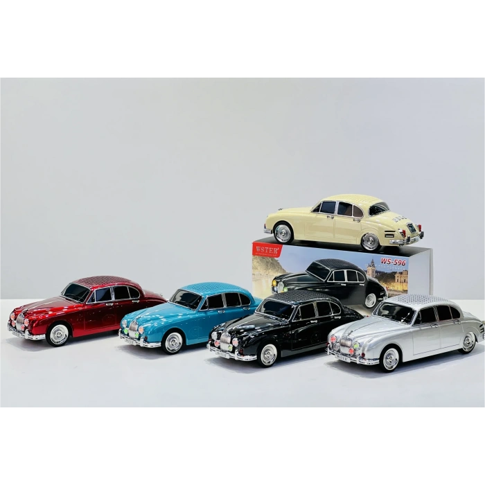 WS-596 Araba Görünümlü Kablosuz Bluetooth Hoparlör Siyah (4940)